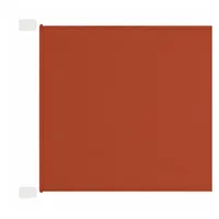 VidaXL Senkrechtmarkise Terrakotta 100x1200 cm Oxford-Gewebe