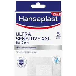 Hansaplast ULTRA SENSITIVE XXL Pflasterstrips 8x10cm + 20% Rabatt* 5 St Pflaster