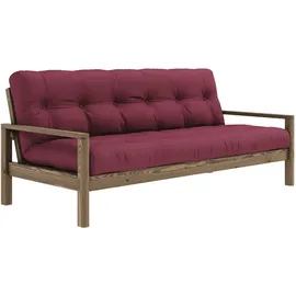 Karup Design "KNOB", Schlafsofa carob/bordeaux 205x95x79 cm, / 190x130x40 cm