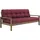 Karup Design "KNOB", Schlafsofa carob/bordeaux 205x95x79 cm, / 190x130x40 cm
