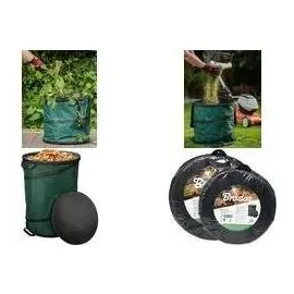 Bradas Gartensack POP UP HARD 90 Liter dunkelgrün