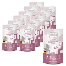MjAMjAM Quetschie DUO von zarter Ente & saftigem Hühnchen an Möhrchen 12 x 125 g
