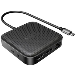 HYPER HD583-GL USB-C® Dockingstation Passend für Marke (Notebook Dockingstations): Universal  USB-C®