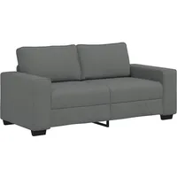 vidaXL 2-Sitzer-Sofa Dunkelgrau 140 cm Stoff
