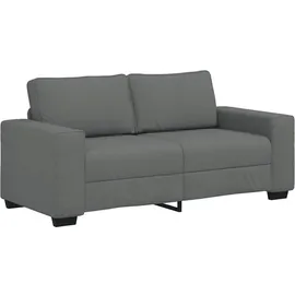 vidaXL 2-Sitzer-Sofa Dunkelgrau 140 cm Stoff