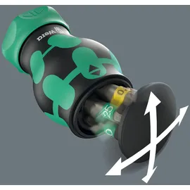 WERA Kraftform Kompakt Stubby Magazin RA 1 Bit-Set 6-teilig