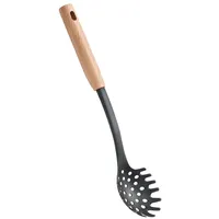 Metaltex Arizona Spaghettilöffel – für Pasta, hitzebeständig, Holzgriff