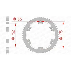 AFAM Standard-Stahlkrone 12207 - 428