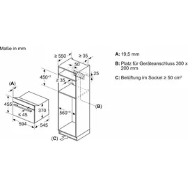 Siemens CE932GXB1 -Einbau-Mikrowelle 60 x 45 cm Schwarz, Edelstahl