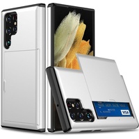 KönigDesign Hülle kompatibel mit Samsung Galaxy S22 Ultra 5G Kunststoff Soft Handyhülle - Handy Case Weiß