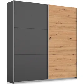 Rauch Schwebetürenschrank Acton 175 x 210 x 59 cm Grau