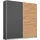 Rauch Schwebetürenschrank Acton 175 x 210 x 59 cm Grau