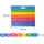 Relaxdays Kniekissen 2er Set Bunt