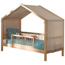 Vipack Hausbett 90 x 200 cm Buche massiv natur
