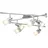 KHG Meisterleuchten 5-flg. 165,0cm Silber