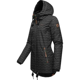Ragwear Winterjacke "Zuzka Winter", Damen, Gr. S (36), blau (midnight), Außenmaterial: 100% Polyester. Innenfutter: 100% Polyester.