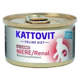 Kattovit Feline Diet Niere/Renal Lamm 12 x 85 g