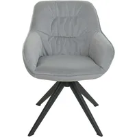 Mendler 6er-Set Esszimmerstuhl HWC-K28, Küchenstuhl Polsterstuhl Stuhl mit Armlehne,