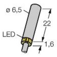 Turck Sensor bündig PNP, Schließer BI1,5-EH6,5K-AP6X