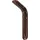 Vormann Format-Standard-Konsolen Konsolentisch 19,5 x 13,5 x 0 cm Braun