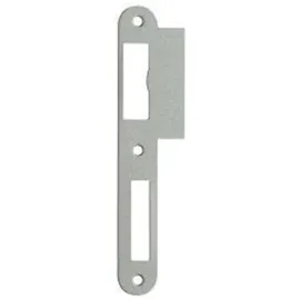 SACHSISCHE SCHLOSSFABRIK Lappenschliessblech 170 mm DIN 24 mm rund Nickel-sil