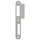 SACHSISCHE SCHLOSSFABRIK Lappenschliessblech 170 mm DIN 24 mm rund Nickel-sil