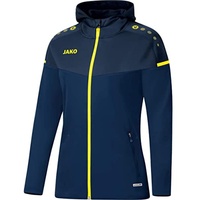 Jako Champ 2.0 Kapuzenjacke Damen marine/darkblue/neongelb 38