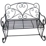 Hti-Living Schaukelbank 109 x 97 x 93 cm schwarz