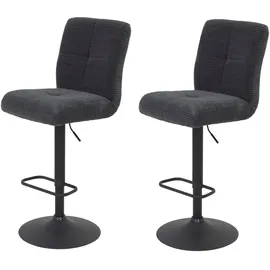 Hela Barhocker LENI 2er Set schwarz