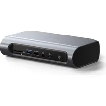Satechi Multimedia Pro Dock + USB Hub, Grau,