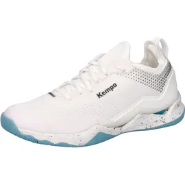 Kempa Hallen-Sport-Schuhe Wing Lite 3.0 W Größe 9 in weiß/aqua/schwarz weiß/aqua/schwarz