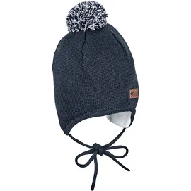 Sterntaler Kid's OCS Strickmütze Pompon Blau 43 cm