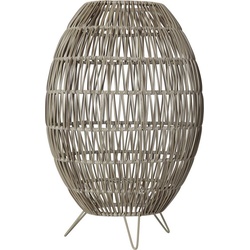 Best Season Lampenschirm Lampenschirm "Linde", beige, für E27, ca. 30x46 cm