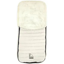 Heitmann-Felle Heitmann Felle Fußsack Eisbärchen - Steppfußsack, für die Übergangszeit, ideal für Kinderwagen & Buggy, waschbar weiß