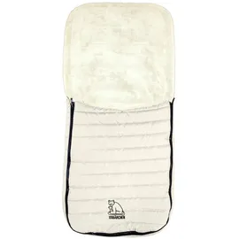 Heitmann-Felle Heitmann Felle Fußsack Eisbärchen - Steppfußsack, für die Übergangszeit, ideal für Kinderwagen & Buggy, waschbar weiß