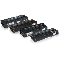 Multipack kompatibel zu Ricoh 406094 / TYPE SPC 220 enthält 4x Tonerkartusche