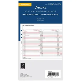 Filofax Kalender Personal Prof.Jahresplaner (deutsch)2027