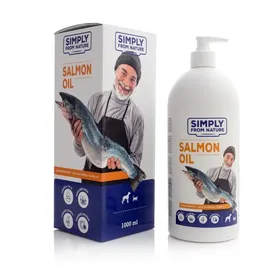 SIMPLY FROM NATURE Lachsöl für Hunde mit Omega 3 & 6 1000 ml)