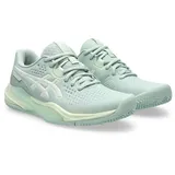 Asics Gel-Challenger 15 Clay Tennisschuhe, Damen Tennisoutdoorschuhe lichen ROCK/WHISPER GREEN, 40 1⁄2