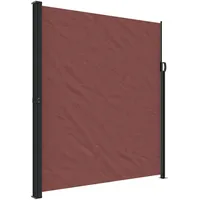 vidaXL Seitenmarkise Ausziehbar 220 x 600 cm Braun Polyester