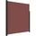 vidaXL Seitenmarkise Ausziehbar 220 x 600 cm Braun Polyester
