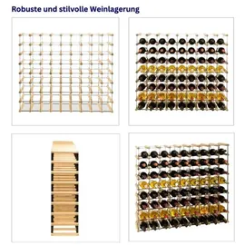 Proregal Weinregal 82,5 x 92,5 x 24,5 cm Natur