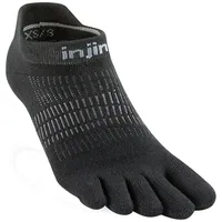 Injinji Damen Run Lightweight No-Show Coolmax schwarz