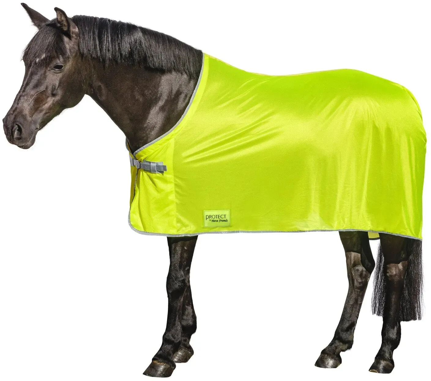 PROTECT by Horse-Friends Fliegendecke neongelb 125 cm