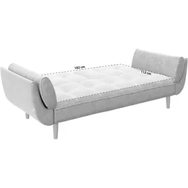 Playboy Schlafsofa Samt 2-Sitzer Blau