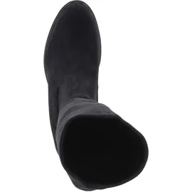 CAPRICE Damen Hohe Stiefel ohne Absatz Kniehoch Vegan, Schwarz | Gr. 38,5
