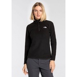 The North Face Damen 100 Glacier 1/4 Zip - TNF BLACK,