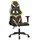 vidaXL Gaming-Stuhl Kunstleder Schwarz & Gold