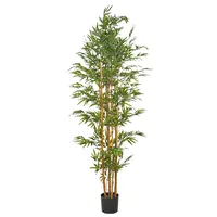 Beliani Kunstpflanze Bamboo 220 cm