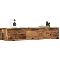 vidaXL Wandregal 102 x 30 x 20 cm Braun